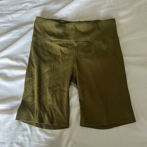 Aeropostale Green Biker Shorts